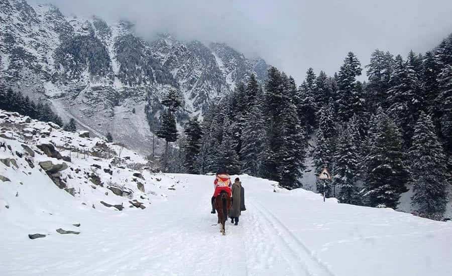 Sonmarg after snowfall