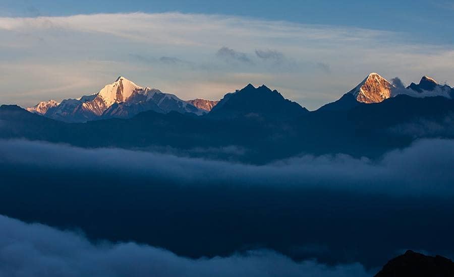 Sunrise over Mt.Nanda Kot, Uttarakhand