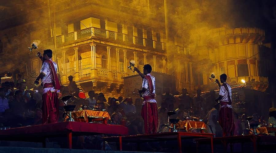 Aarti at Assi Ghat, Varanasi