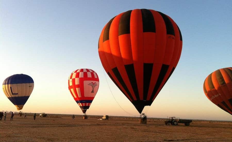 Hot Air Ballooning during Rann Utsav
