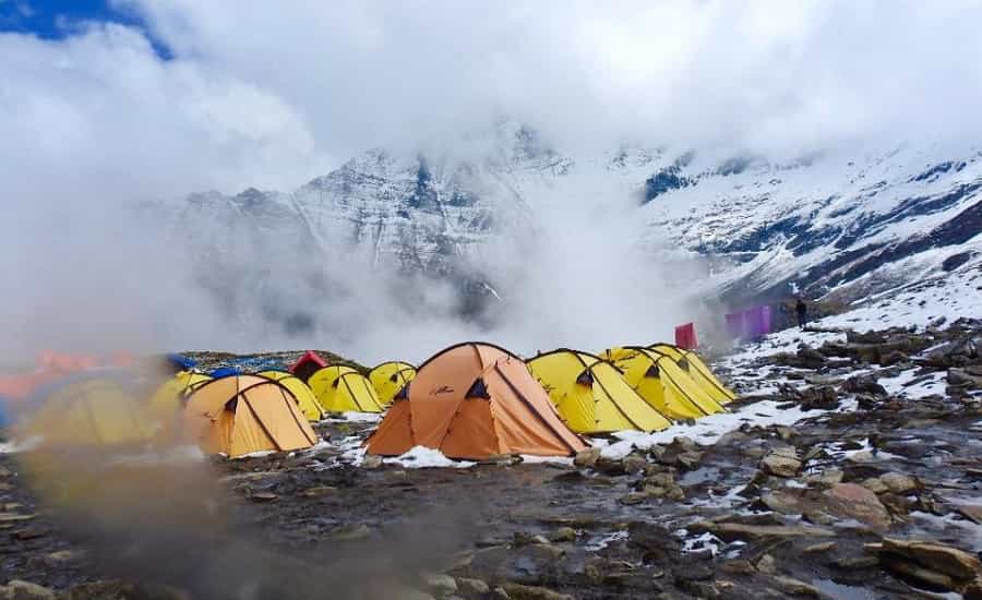 Camping at Roopkund