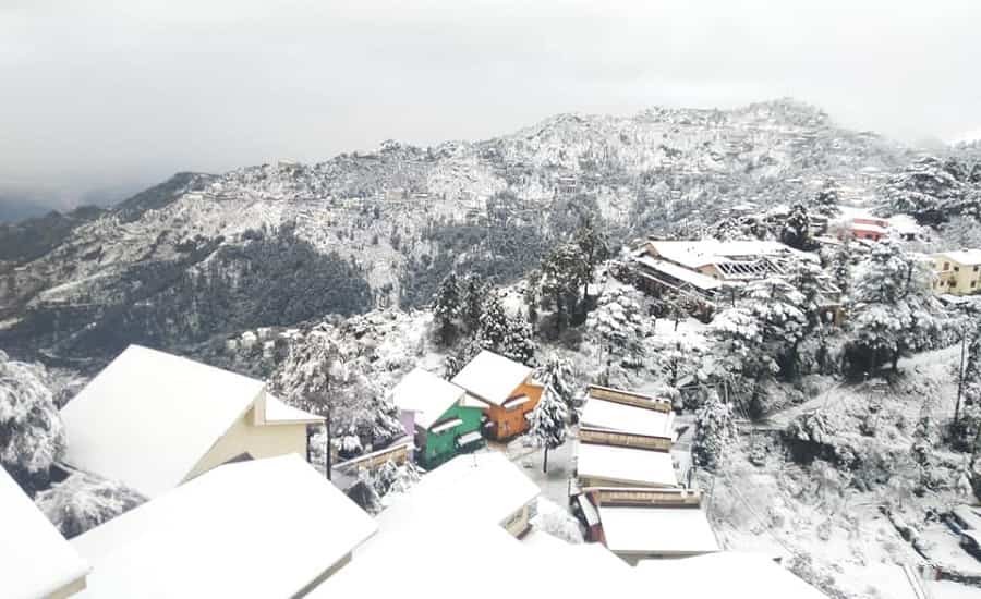 Mussoorie after Snowfall