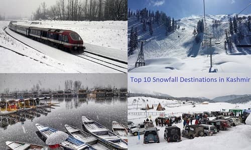 Top 10 Snowfall Destinations in Kashmir