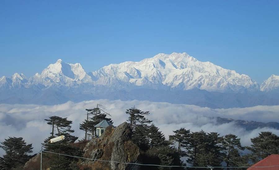 View from Sandakphu Peak