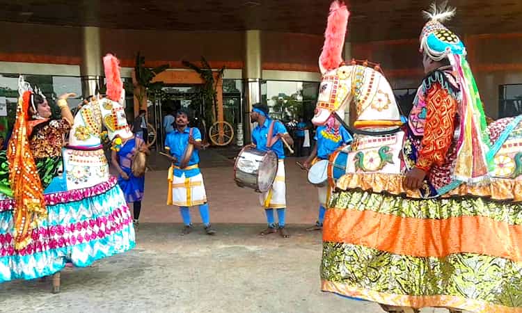 Poikkal Kuthirai Attam Dance Tamil Nadu